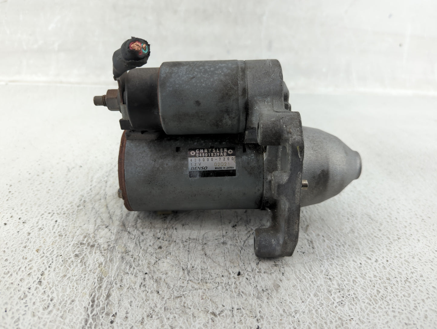 2011-2014 Dodge Avenger Car Starter Motor Solenoid OEM P/N:04801839AB 428000-7200 Fits Fits 2011 2012 2013 2014 OEM Used Aut