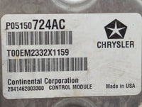 2013 Dodge Avenger PCM Engine Control Computer ECU ECM PCU OEM P/N:P05150724AC Fits OEM Used Auto Parts - Oemusedautoparts1.