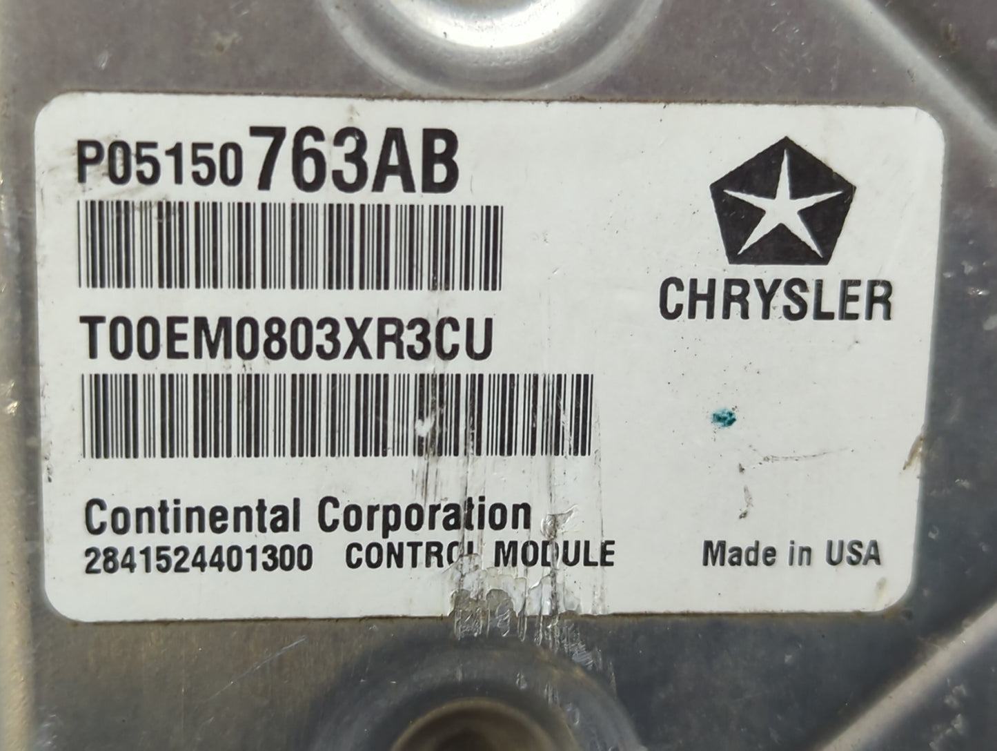 2013 Dodge Avenger PCM Engine Control Computer ECU ECM PCU OEM P/N:P05150763AB P68164361AC, P05150761AB, P68164361AB Fits OE
