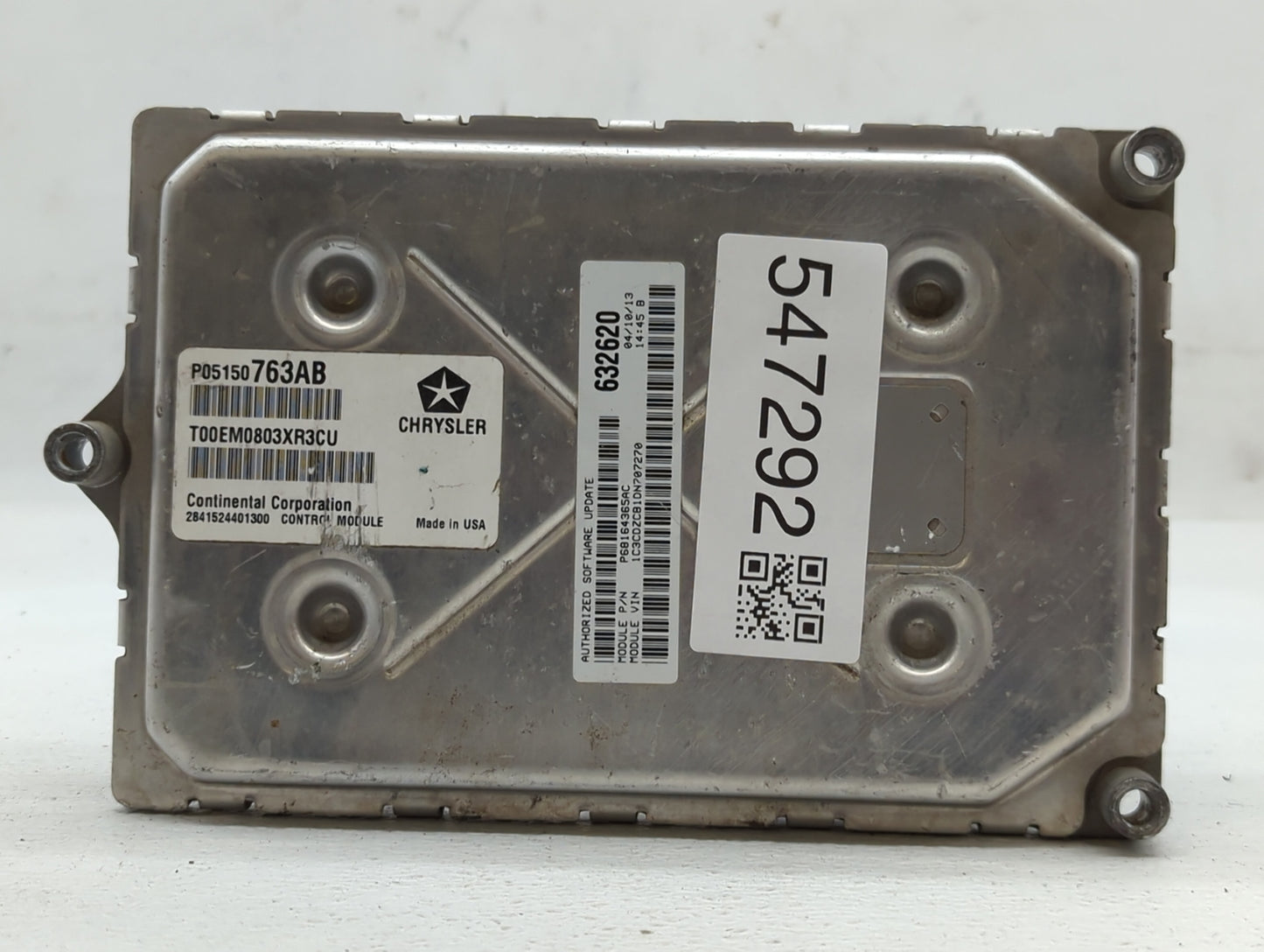 2013 Dodge Avenger PCM Engine Control Computer ECU ECM PCU OEM P/N:P05150763AB P68164361AC, P05150761AB, P68164361AB Fits OE