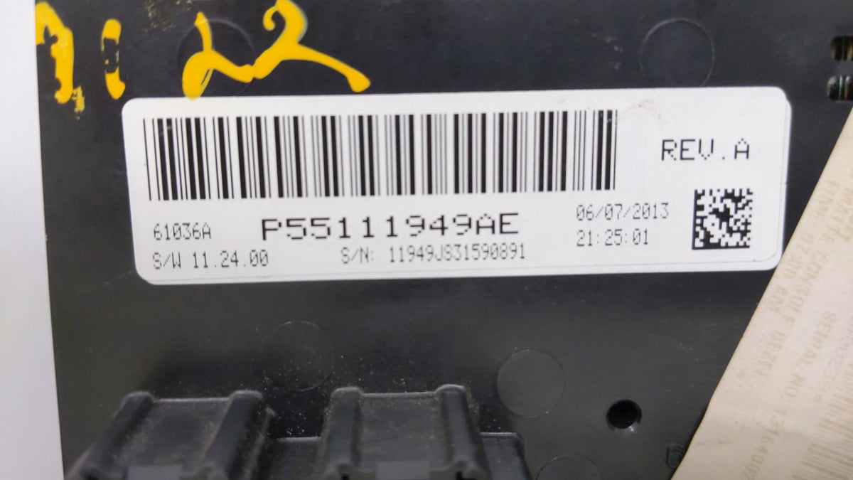 2011-2014 Dodge Avenger Climate Control Module Temperature AC/Heater Replacement P/N:P55111949AA P55111949AF Fits OEM Used A