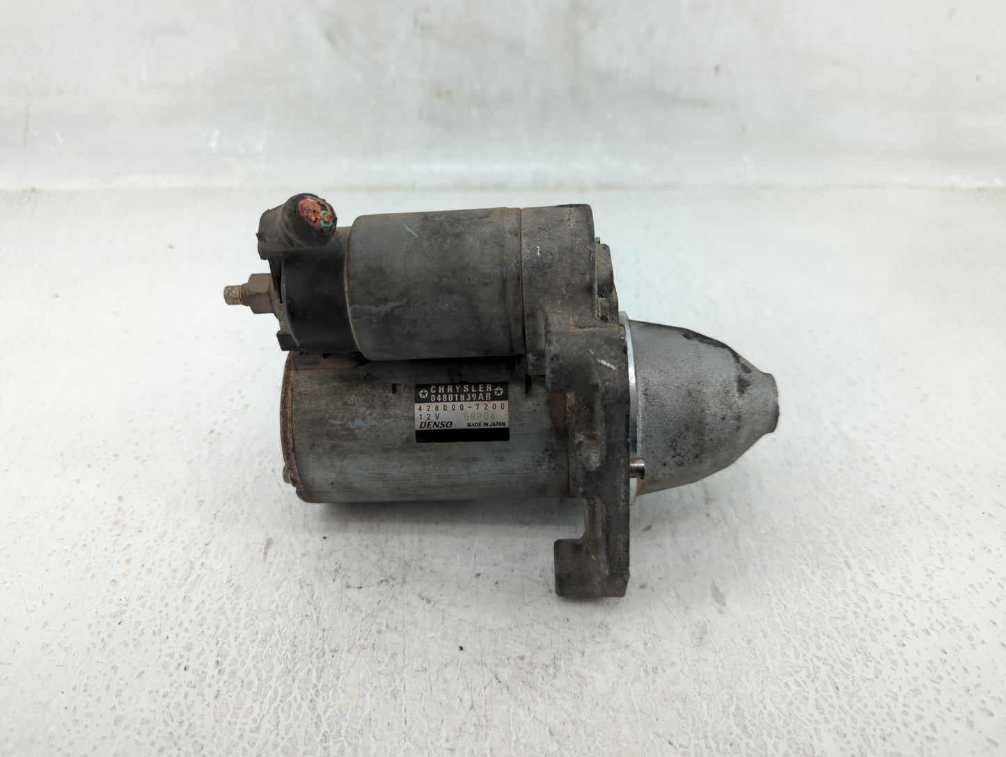 2011-2014 Dodge Avenger Car Starter Motor Solenoid OEM P/N:04801839AB 428000-7200 Fits Fits 2011 2012 2013 2014 OEM Used Aut