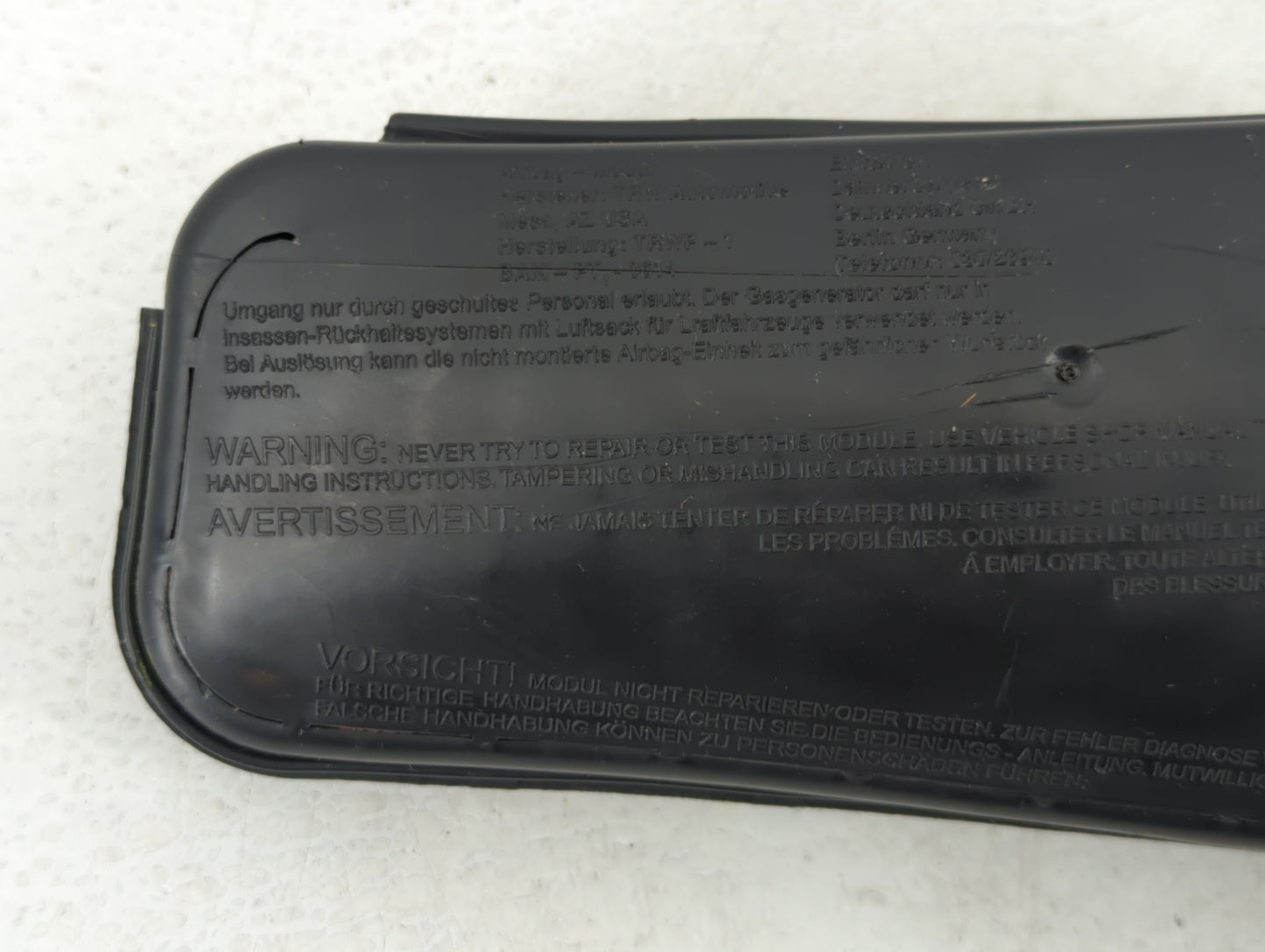 2011-2014 Dodge Avenger Air Bag Driver Left Steering Wheel Mounted P/N:P04645991AA Fits Fits 2011 2012 2013 2014 OEM Used Au