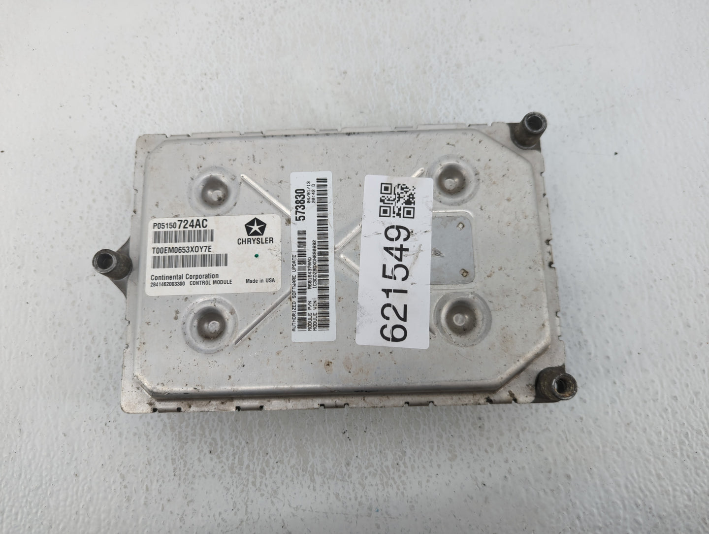2013 Dodge Avenger PCM Engine Control Computer ECU ECM PCU OEM P/N:P68164370AD P05150724AC Fits OEM Used Auto Parts - Oemuse
