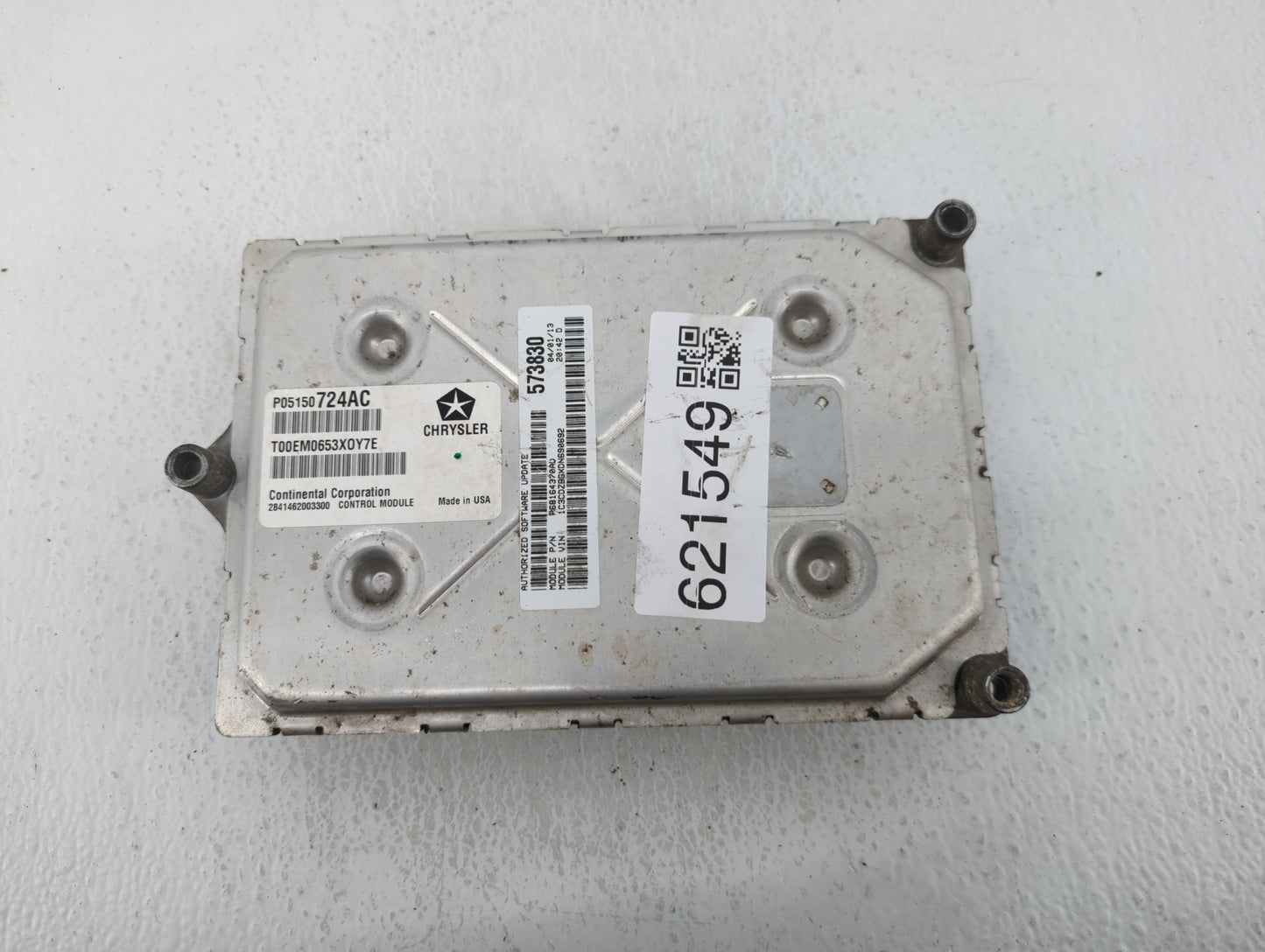 2013 Dodge Avenger PCM Engine Control Computer ECU ECM PCU OEM P/N:P68164370AD P05150724AC Fits OEM Used Auto Parts - Oemuse