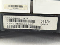 2011-2014 Dodge Avenger Instrument Cluster Speedometer Gauges P/N:P56046513AH Fits Fits 2011 2012 2013 2014 OEM Used Auto Pa