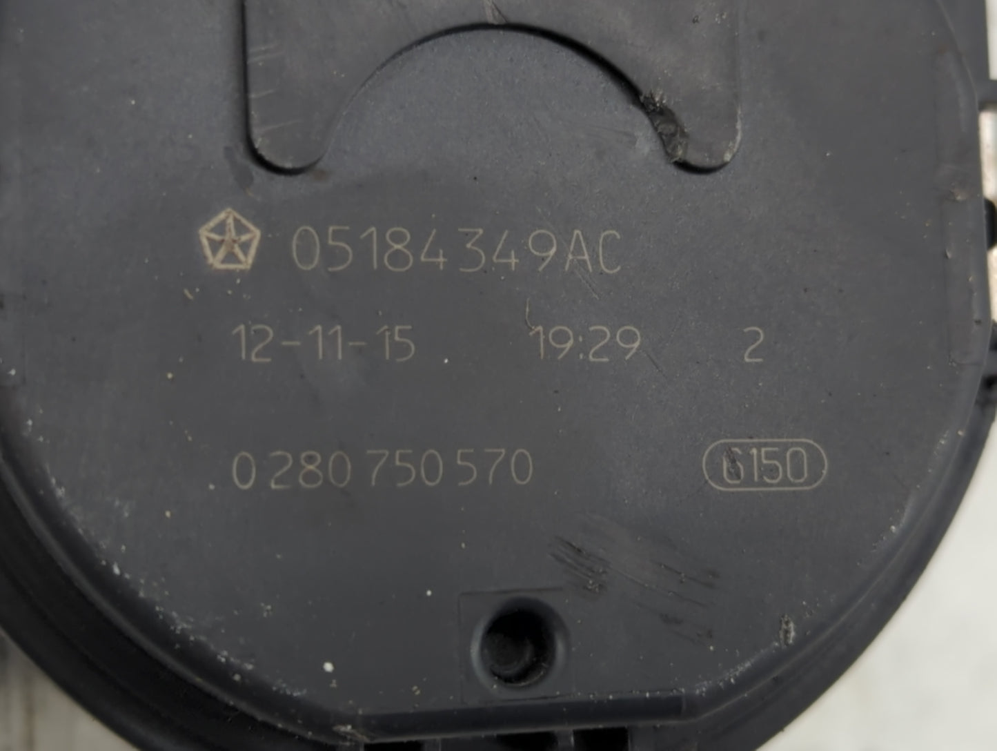 2011-2014 Dodge Avenger Throttle Body P/N:0 280 750 570 Fits Fits 2011 2012 2013 2014 2015 2016 2017 2018 2019 2020 2021 202