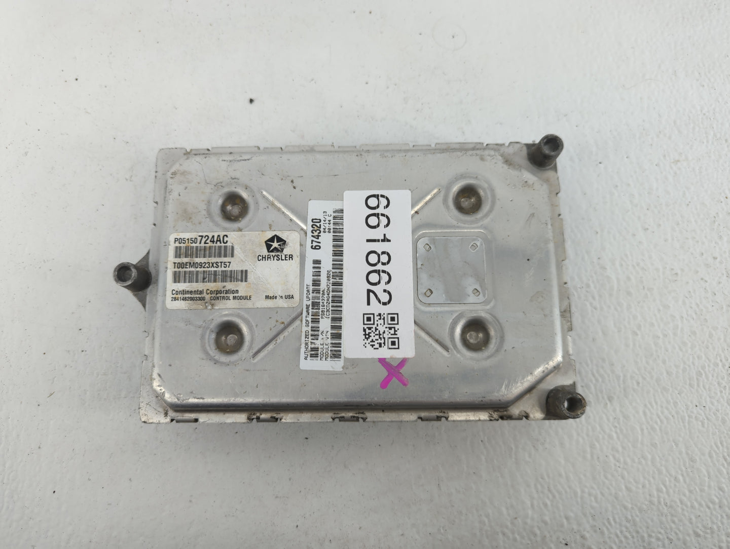 2013 Dodge Avenger PCM Engine Control Computer ECU ECM PCU OEM P/N:P05150724AC Fits OEM Used Auto Parts - Oemusedautoparts1.