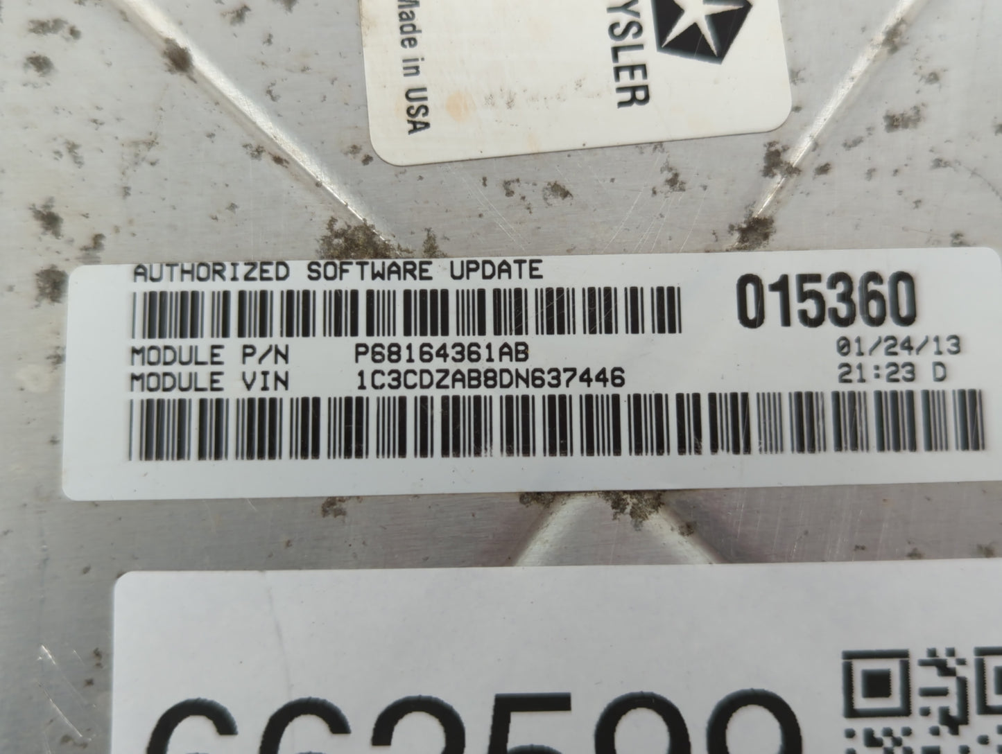 2013 Dodge Avenger PCM Engine Control Computer ECU ECM PCU OEM P/N:P68164361AB P05150761AB Fits OEM Used Auto Parts - Oemuse