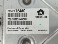 2013 Dodge Avenger PCM Engine Control Computer ECU ECM PCU OEM P/N:P68164370AD P05150724AC Fits OEM Used Auto Parts - Oemuse