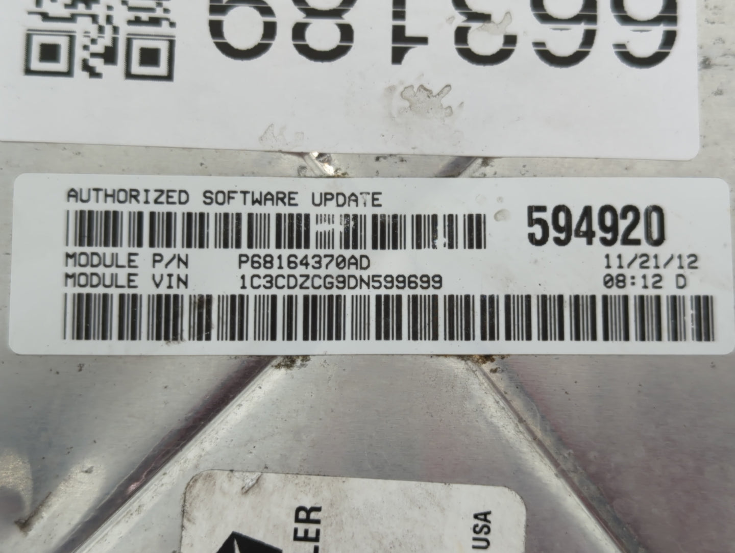 2013 Dodge Avenger PCM Engine Control Computer ECU ECM PCU OEM Fits OEM Used Auto Parts - Oemusedautoparts1.com