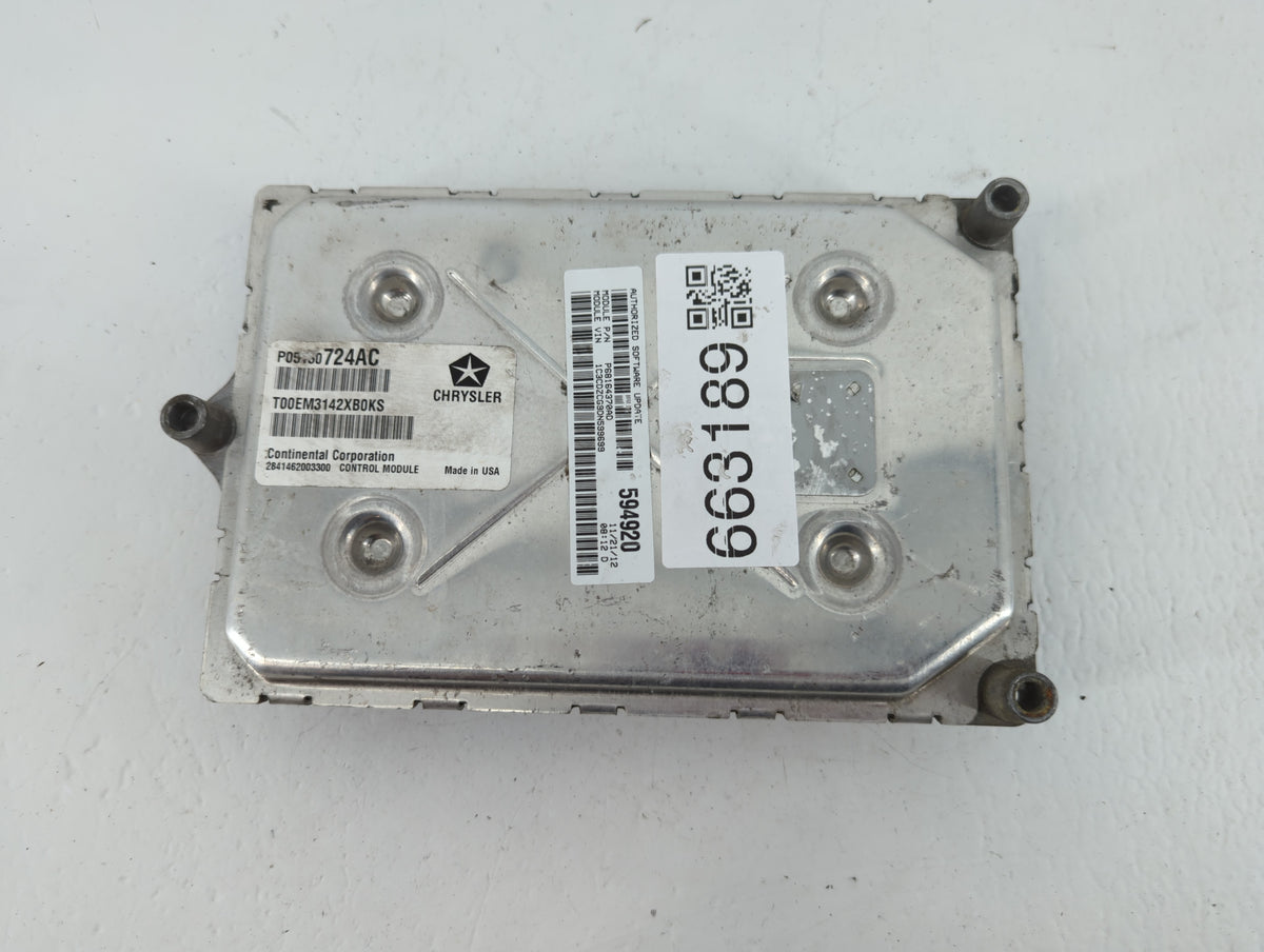 2013 Dodge Avenger PCM Engine Control Computer ECU ECM PCU OEM OEM Used Auto Parts - Oemusedautoparts1.com