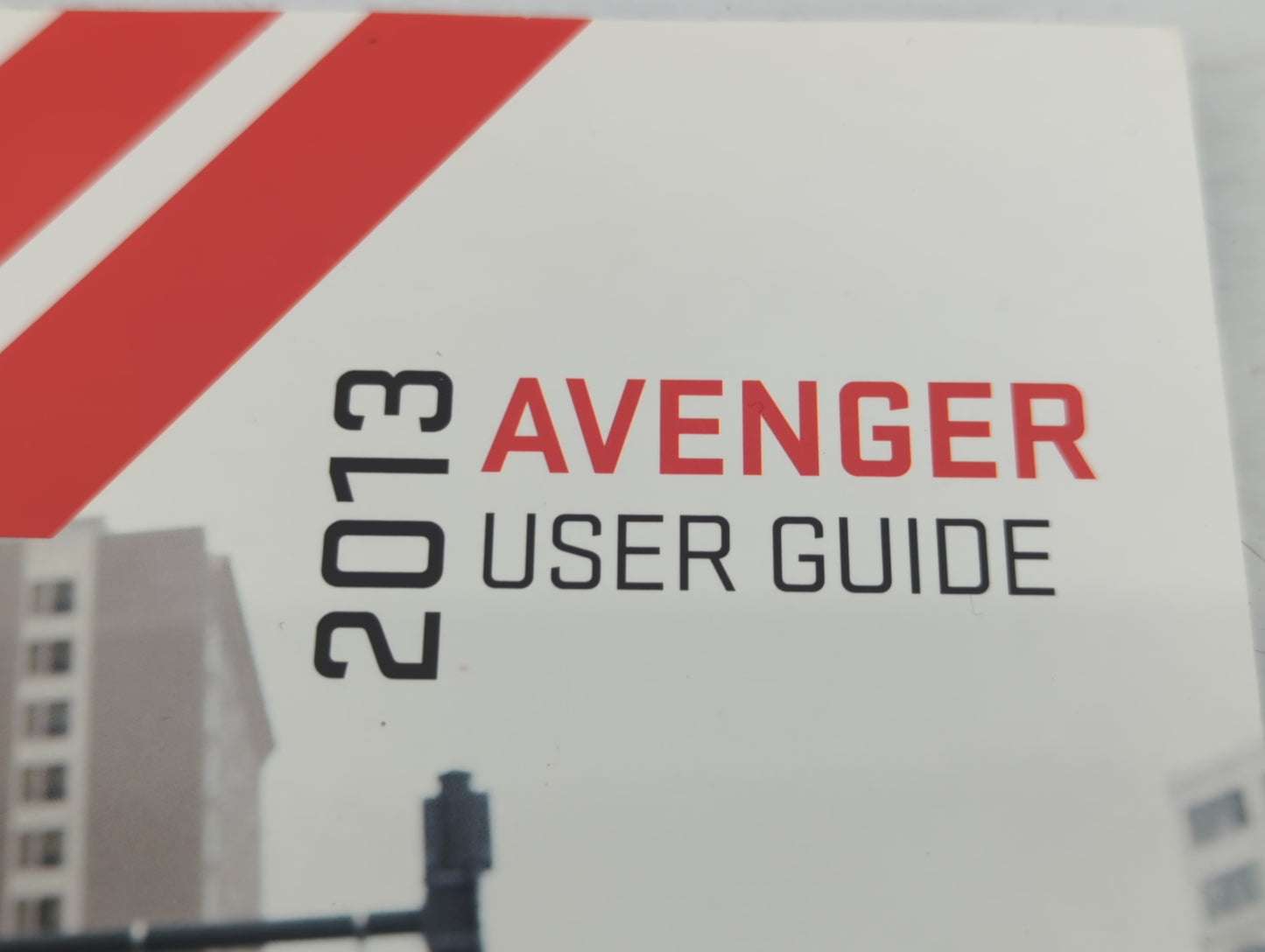 2013 Dodge Avenger Owners Manual Book Guide P/N:13041-926-AA OEM Used Auto Parts - Oemusedautoparts1.com