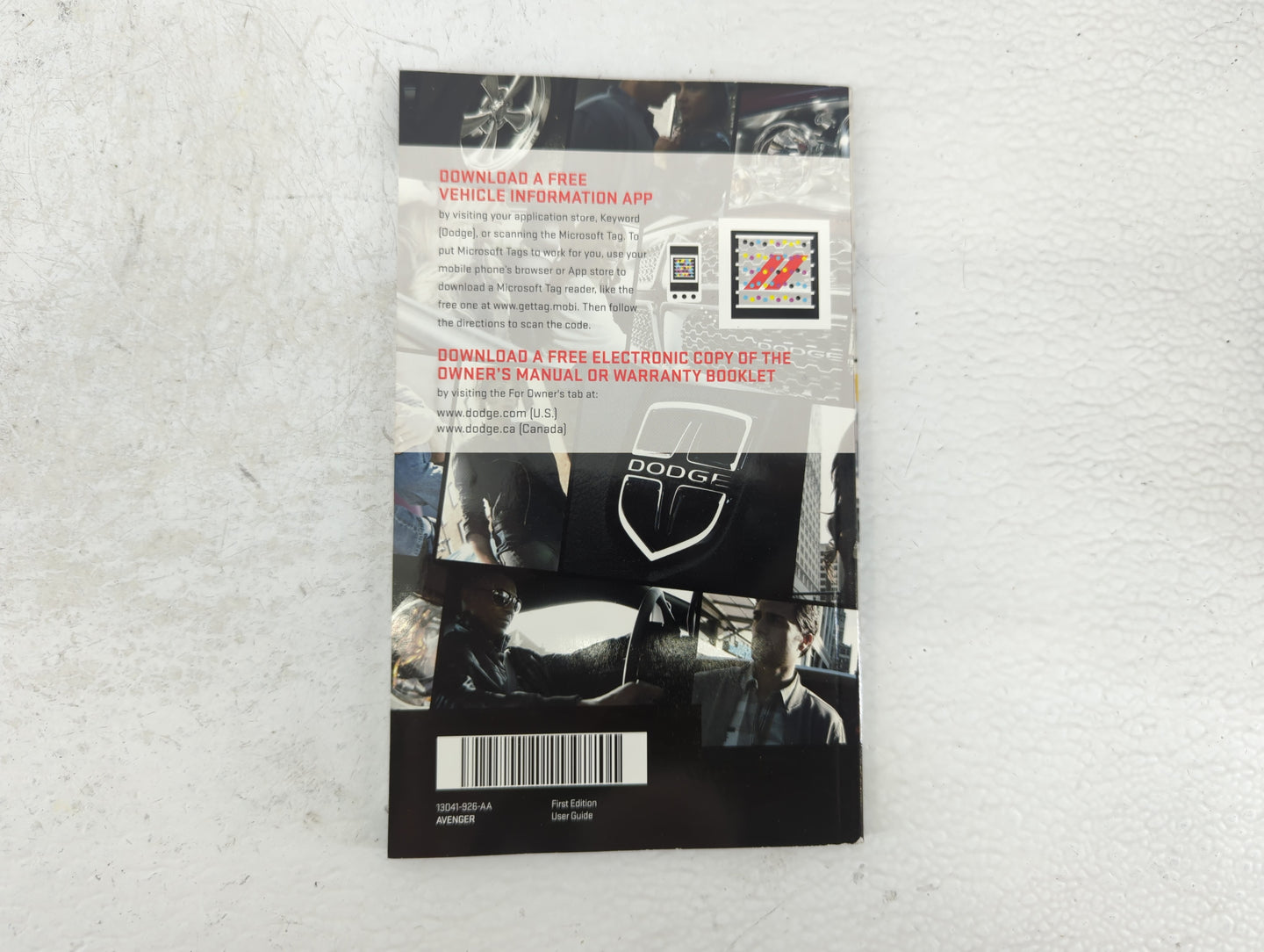 2013 Dodge Avenger Owners Manual Book Guide P/N:13041-926-AA OEM Used Auto Parts - Oemusedautoparts1.com