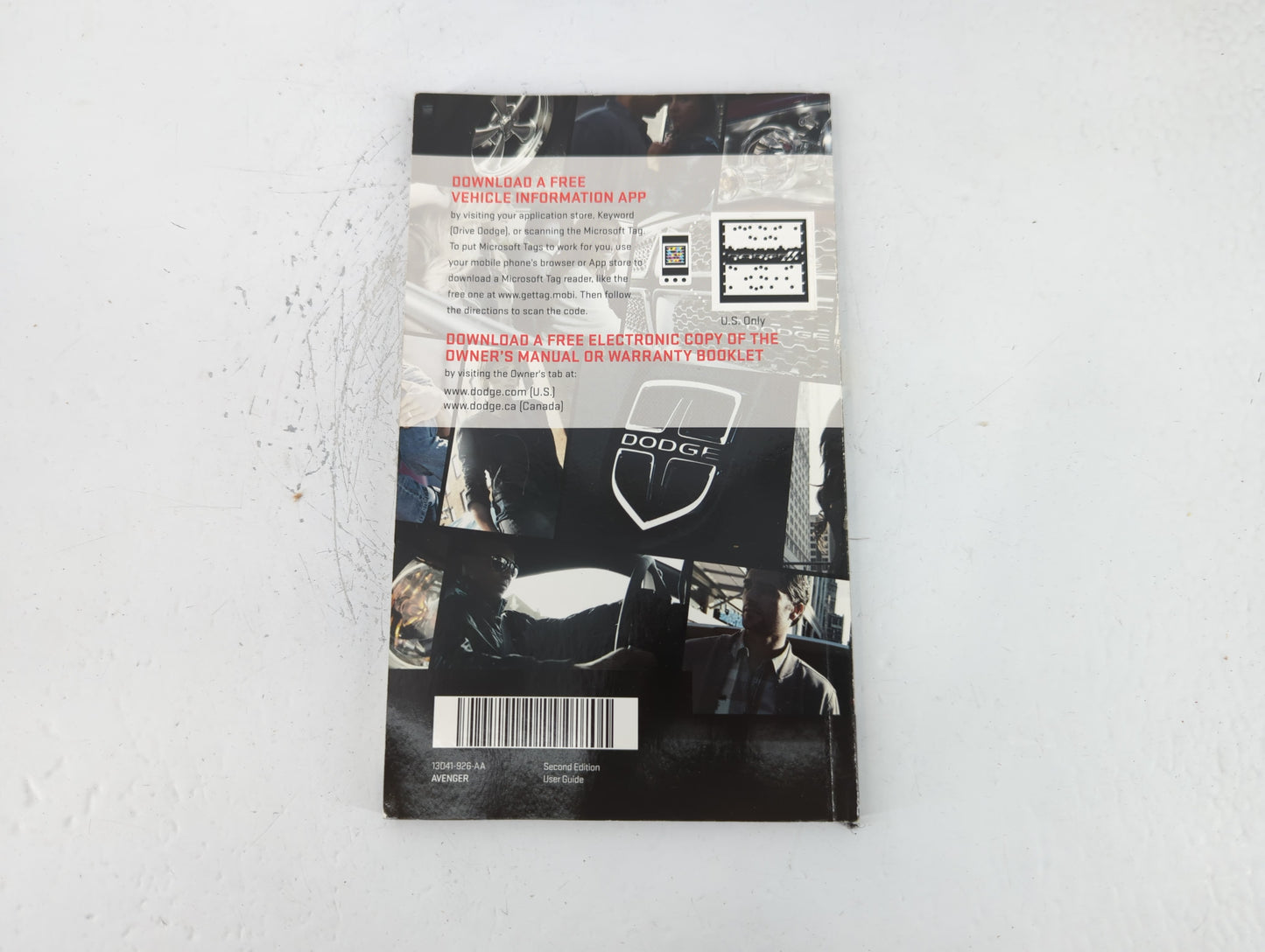 2013 Dodge Avenger Owners Manual Book Guide P/N:13041-926-AA OEM Used Auto Parts - Oemusedautoparts1.com