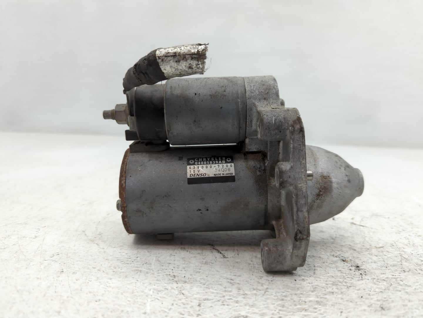 2011-2014 Dodge Avenger Car Starter Motor Solenoid OEM P/N:428000-7200 Fits Fits 2011 2012 2013 2014 OEM Used Auto Parts - O