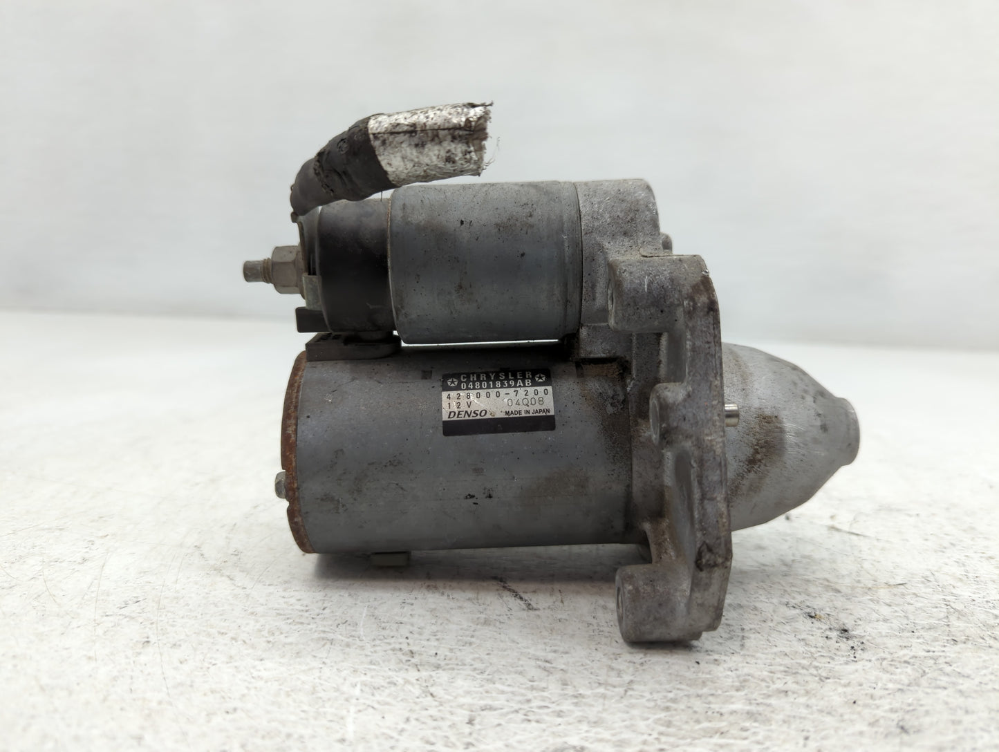 2011-2014 Dodge Avenger Car Starter Motor Solenoid OEM P/N:428000-7200 Fits Fits 2011 2012 2013 2014 OEM Used Auto Parts - O