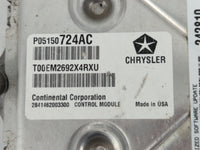 2013 Dodge Avenger PCM Engine Control Computer ECU ECM PCU OEM P/N:P05150724AC Fits OEM Used Auto Parts - Oemusedautoparts1.