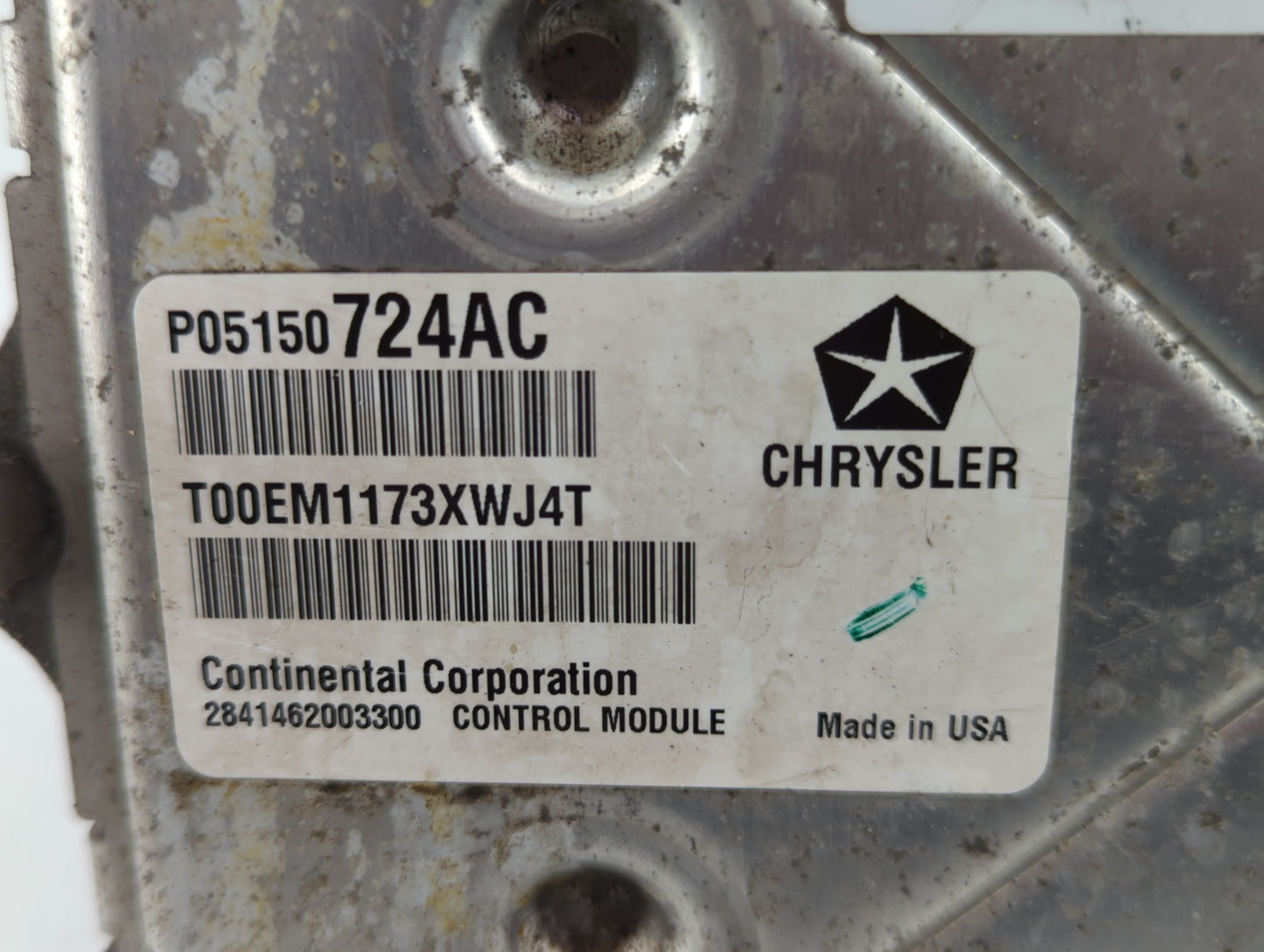 2013 Dodge Avenger PCM Engine Control Computer ECU ECM PCU OEM P/N:P05150724AC Fits OEM Used Auto Parts - Oemusedautoparts1.
