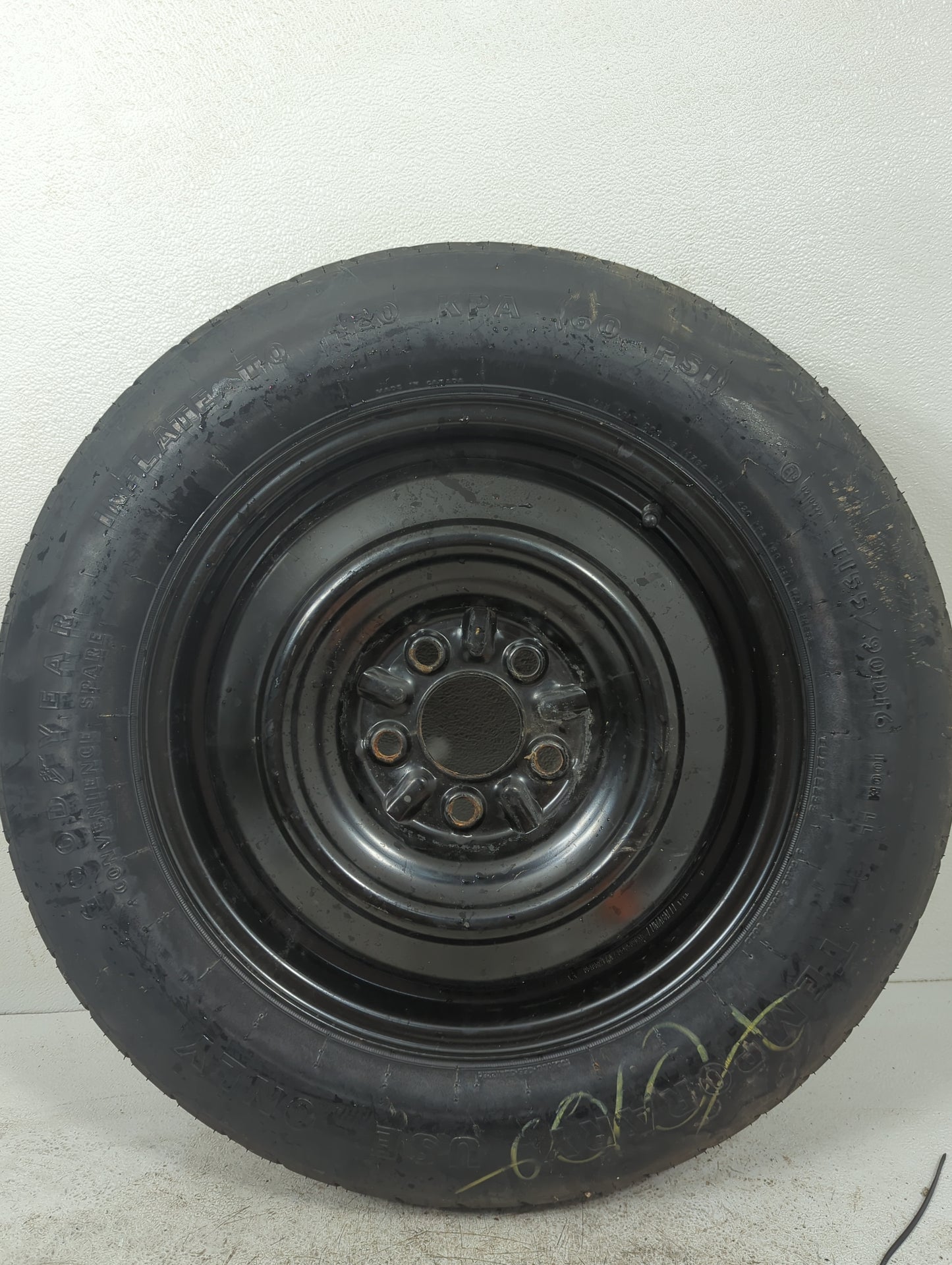 2008-2014 Dodge Avenger Spare Donut Tire Wheel Rim Oem 848610 - Oemusedautoparts1.com