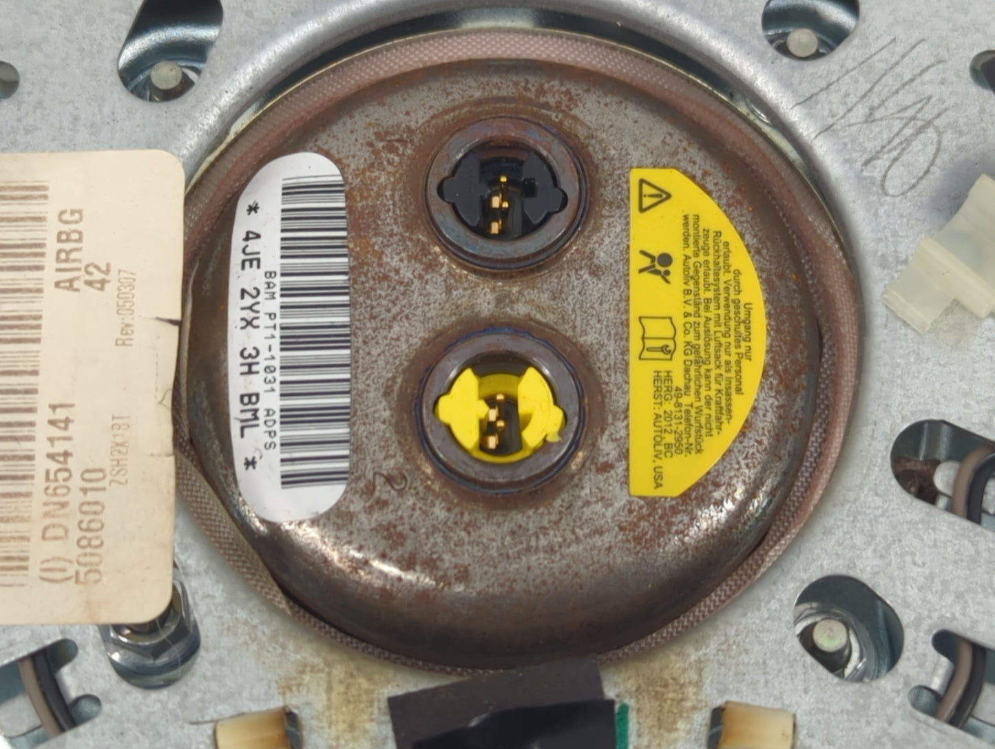 2011-2014 Dodge Avenger Air Bag Driver Left Steering Wheel Mounted - Oemusedautoparts1.com