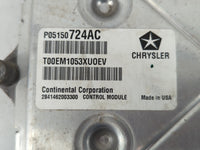 2013 Dodge Avenger PCM Engine Control Computer ECU ECM PCU OEM P/N:P68164370AD Fits OEM Used Auto Parts - Oemusedautoparts1.