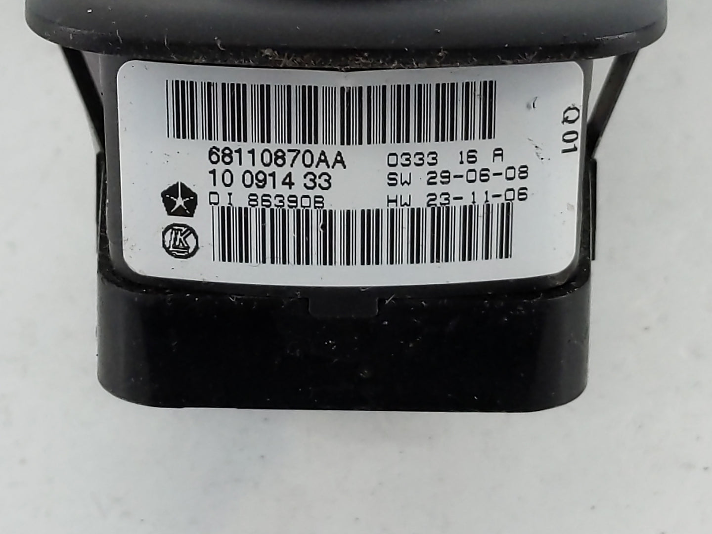 2013 Dodge Caravan Master Power Window Switch Replacement Driver Side Left P/N:68110870AA Fits Fits 2012 2014 2015 2016 OEM 