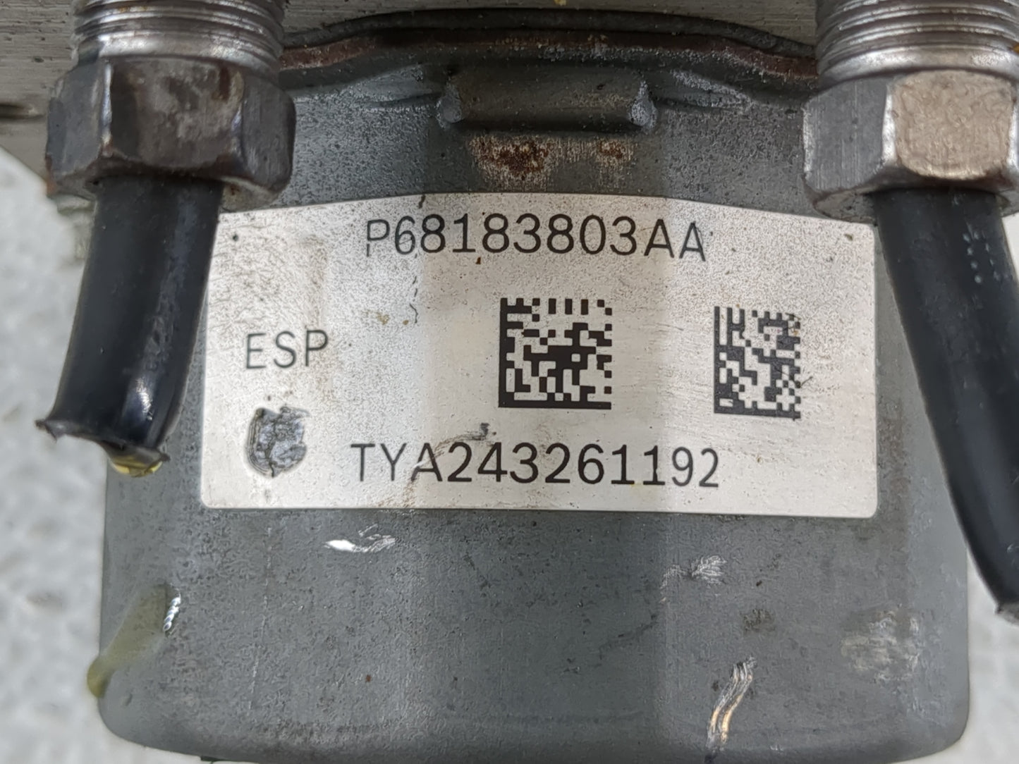 2013 Dodge Caravan ABS Pump Control Module Replacement P/N:P68183803AA Fits OEM Used Auto Parts - Oemusedautoparts1.com