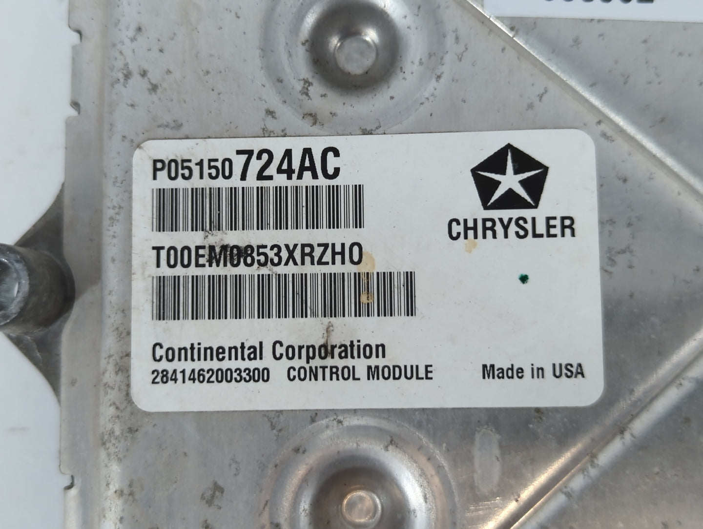 2013 Dodge Caravan PCM Engine Control Computer ECU ECM PCU OEM P/N:P68161510AD Fits OEM Used Auto Parts - Oemusedautoparts1.