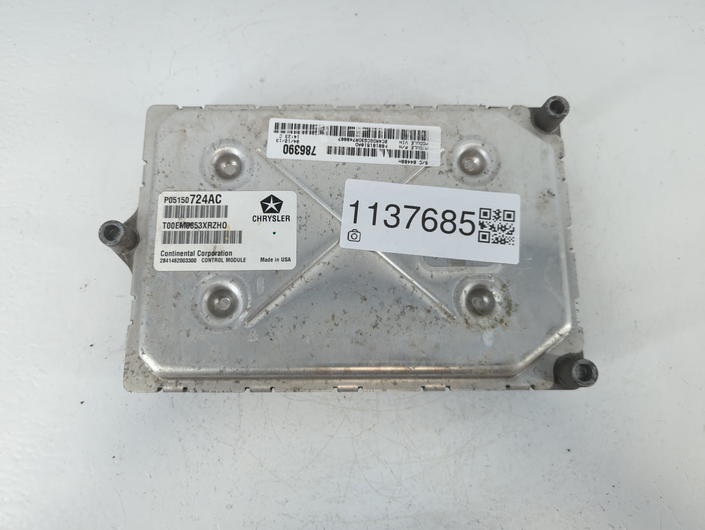 2013 Dodge Caravan PCM Engine Control Computer ECU ECM PCU OEM P/N:P68161510AD Fits OEM Used Auto Parts - Oemusedautoparts1.