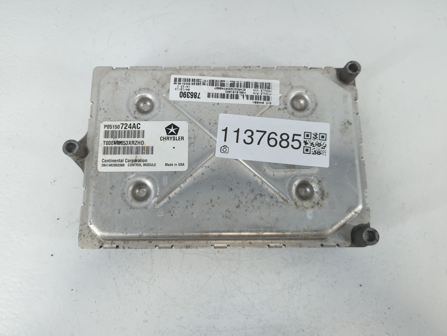 2013 Dodge Caravan PCM Engine Control Computer ECU ECM PCU OEM P/N:P68161510AD Fits OEM Used Auto Parts - Oemusedautoparts1.