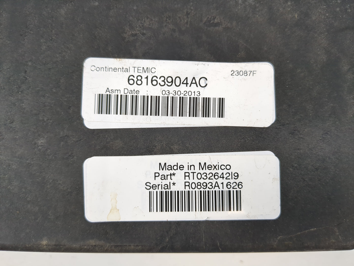 Dodge Caravan Fusebox Fuse Box Relay Module Tipm 68163904ac - Oemusedautoparts1.com