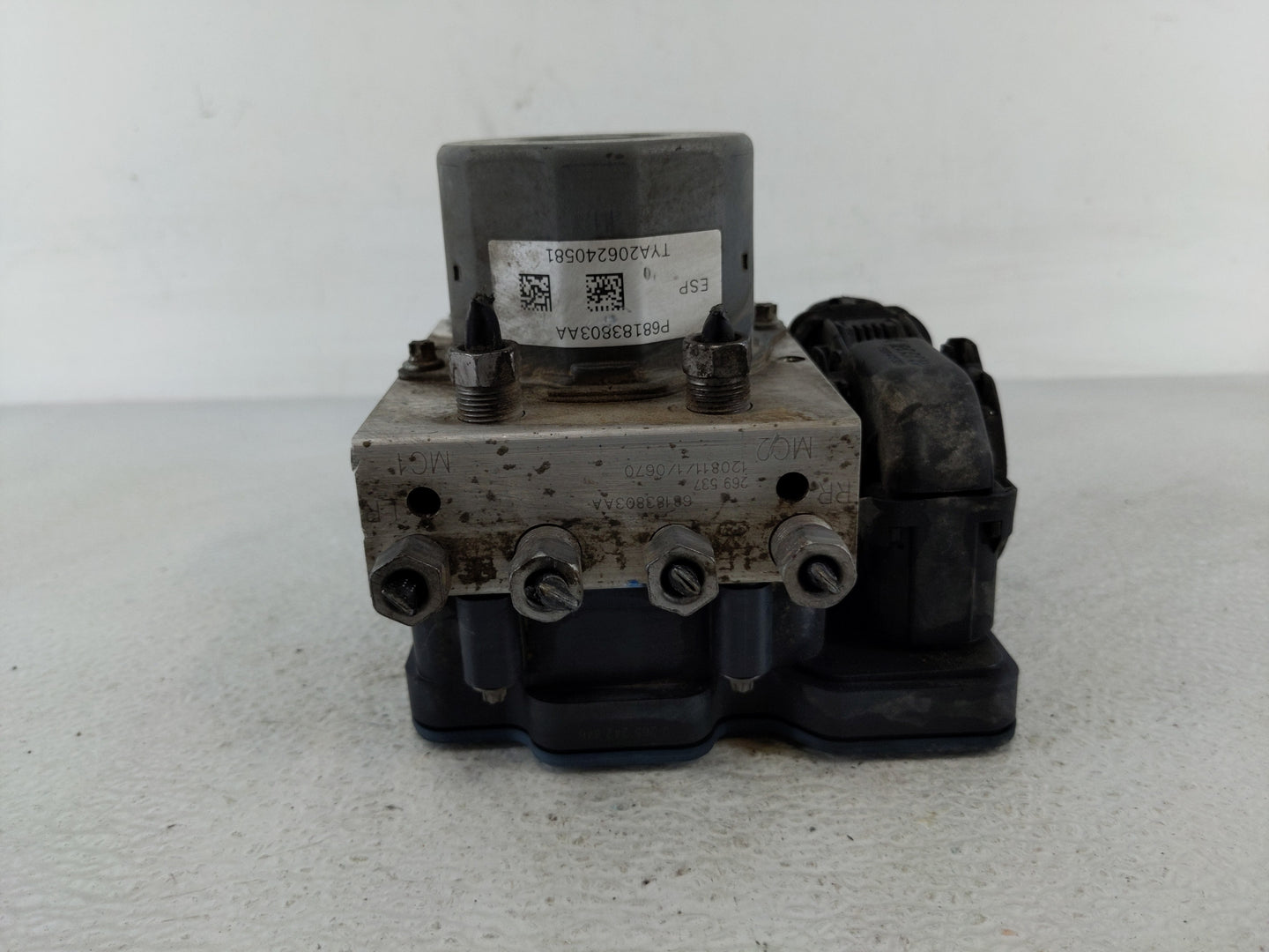 2013 Dodge Caravan ABS Pump Control Module Replacement P/N:68183803AA Fits OEM Used Auto Parts - Oemusedautoparts1.com