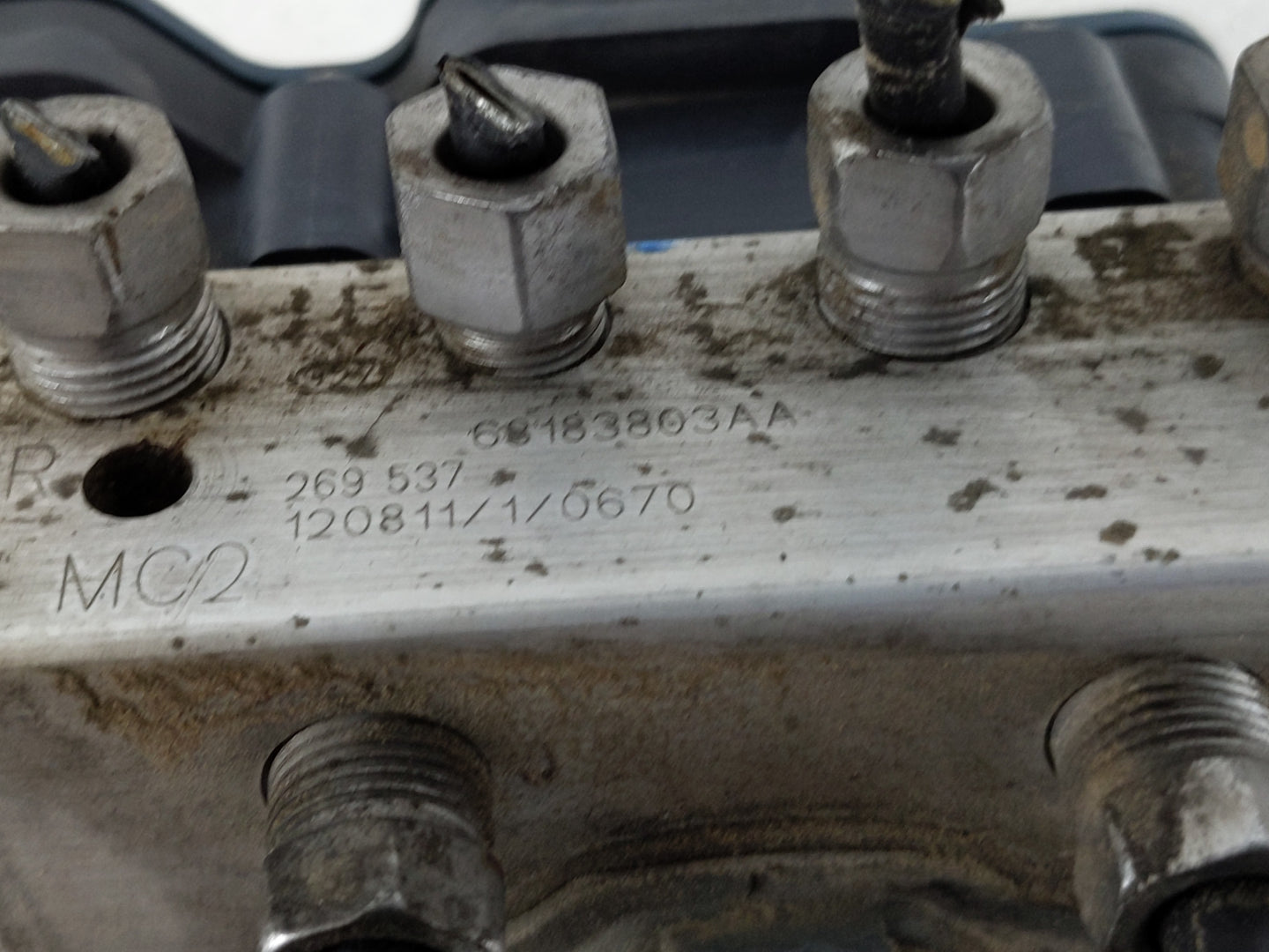 2013 Dodge Caravan ABS Pump Control Module Replacement P/N:68183803AA Fits OEM Used Auto Parts - Oemusedautoparts1.com