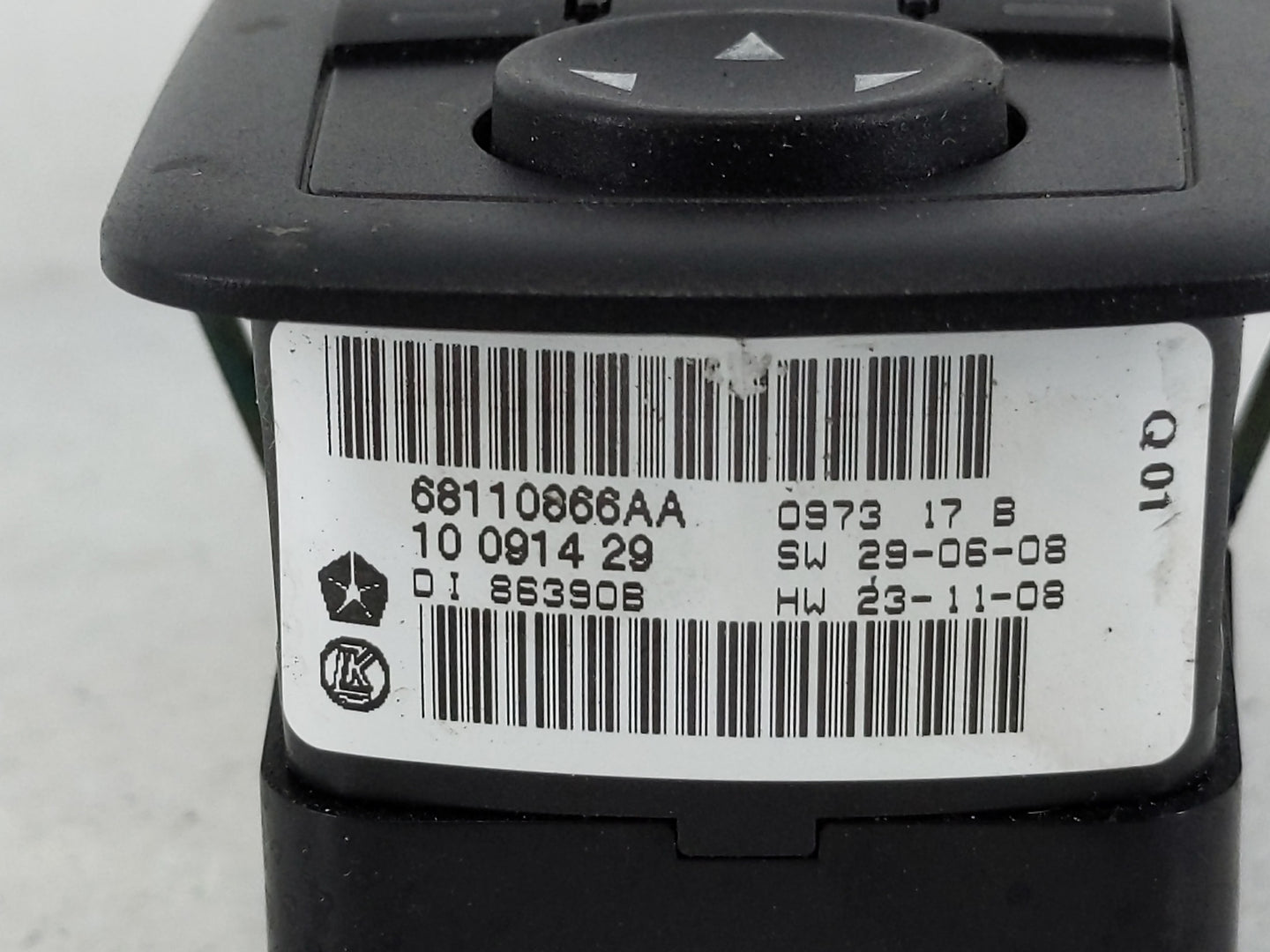 2013 Dodge Caravan Master Power Window Switch Replacement Driver Side Left P/N:68110866AA 68298870AA Fits Fits 2012 2014 201