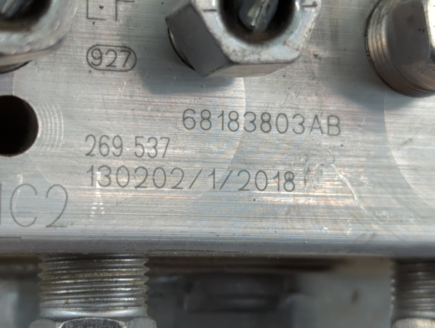 2013 Dodge Caravan ABS Pump Control Module Replacement P/N:269 537 68183803AB Fits OEM Used Auto Parts - Oemusedautoparts1.c