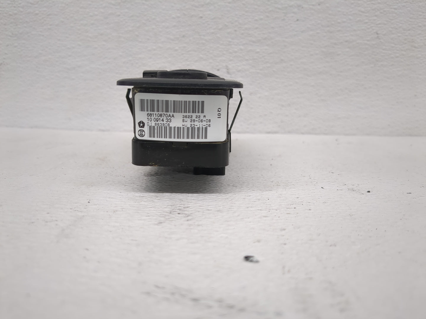 2013 Dodge Caravan Master Power Window Switch Replacement Driver Side Left P/N:68110870AA Fits Fits 2012 2014 2015 2016 OEM 