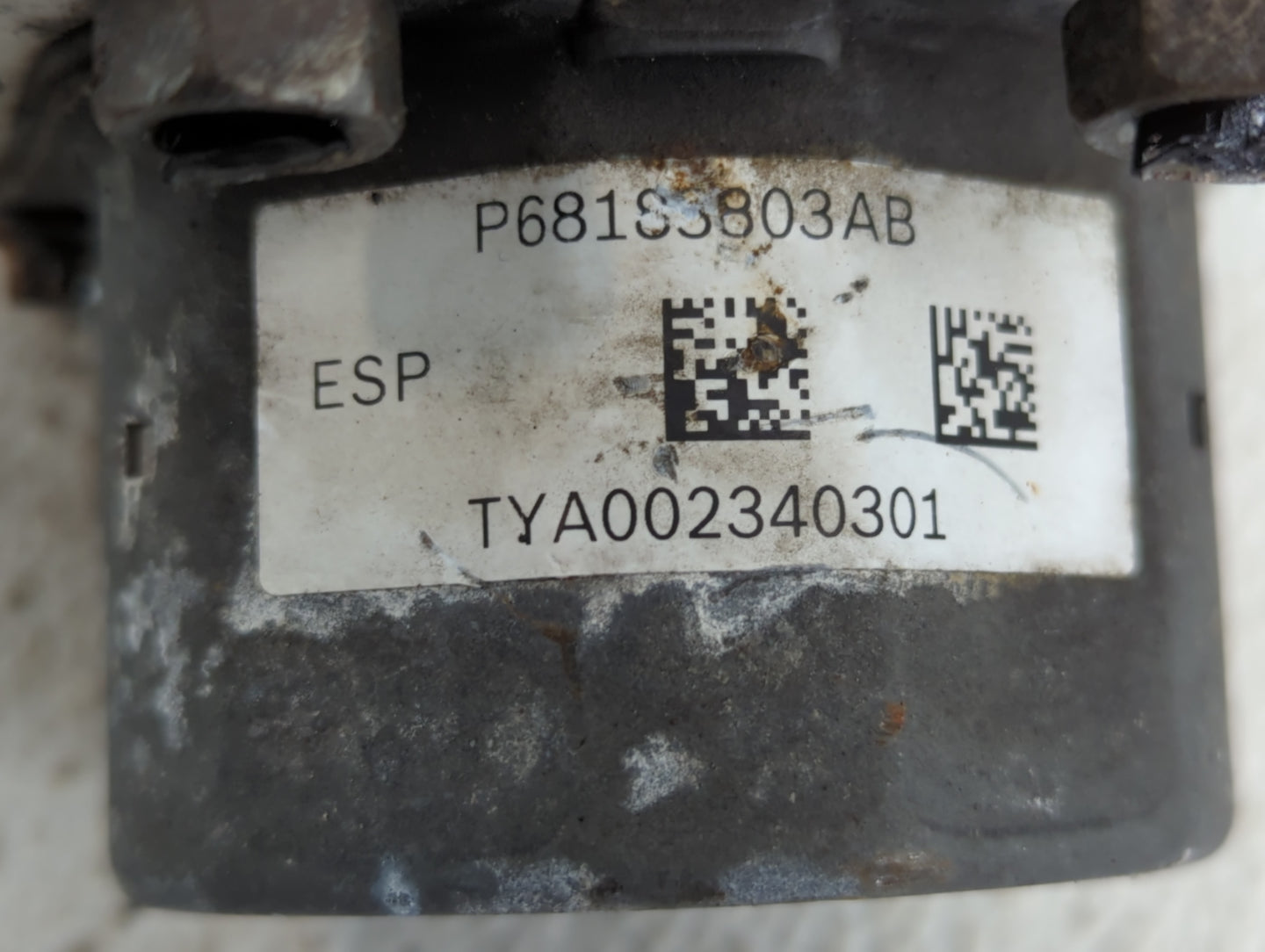 2013 Dodge Caravan ABS Pump Control Module Replacement Fits OEM Used Auto Parts - Oemusedautoparts1.com