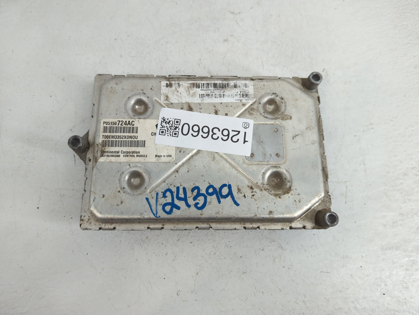 2013 Dodge Caravan PCM Engine Control Computer ECU ECM PCU OEM P/N:P05150724AC Fits OEM Used Auto Parts - Oemusedautoparts1.