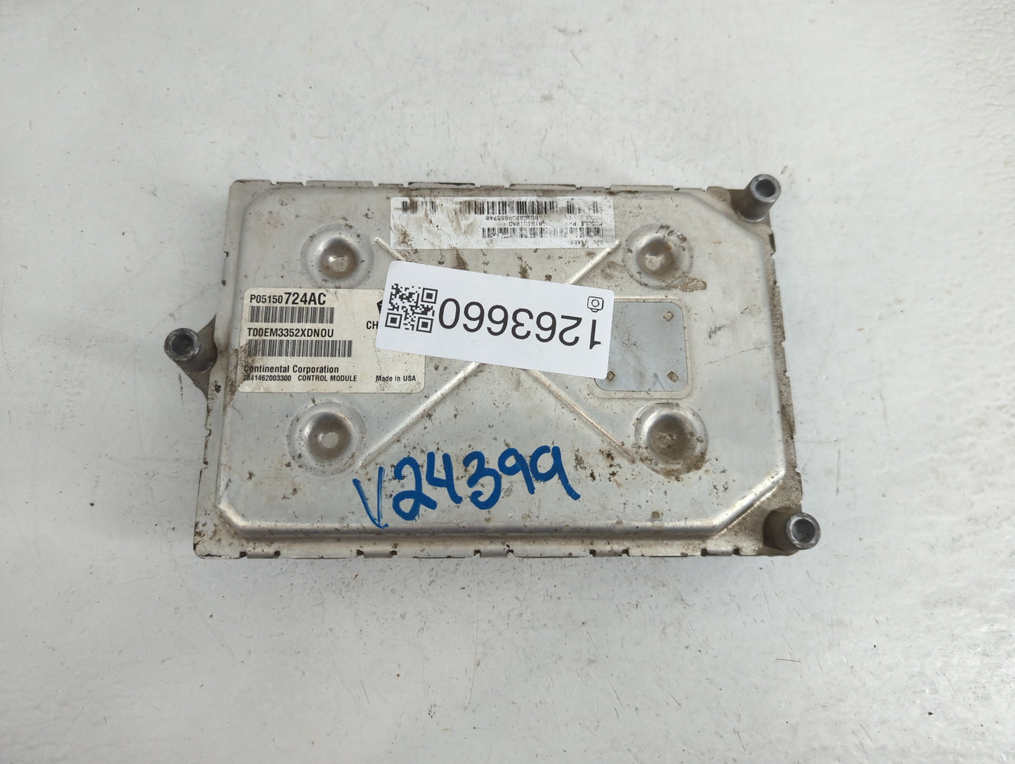 2013 Dodge Caravan PCM Engine Control Computer ECU ECM PCU OEM P/N:P05150724AC Fits OEM Used Auto Parts - Oemusedautoparts1.