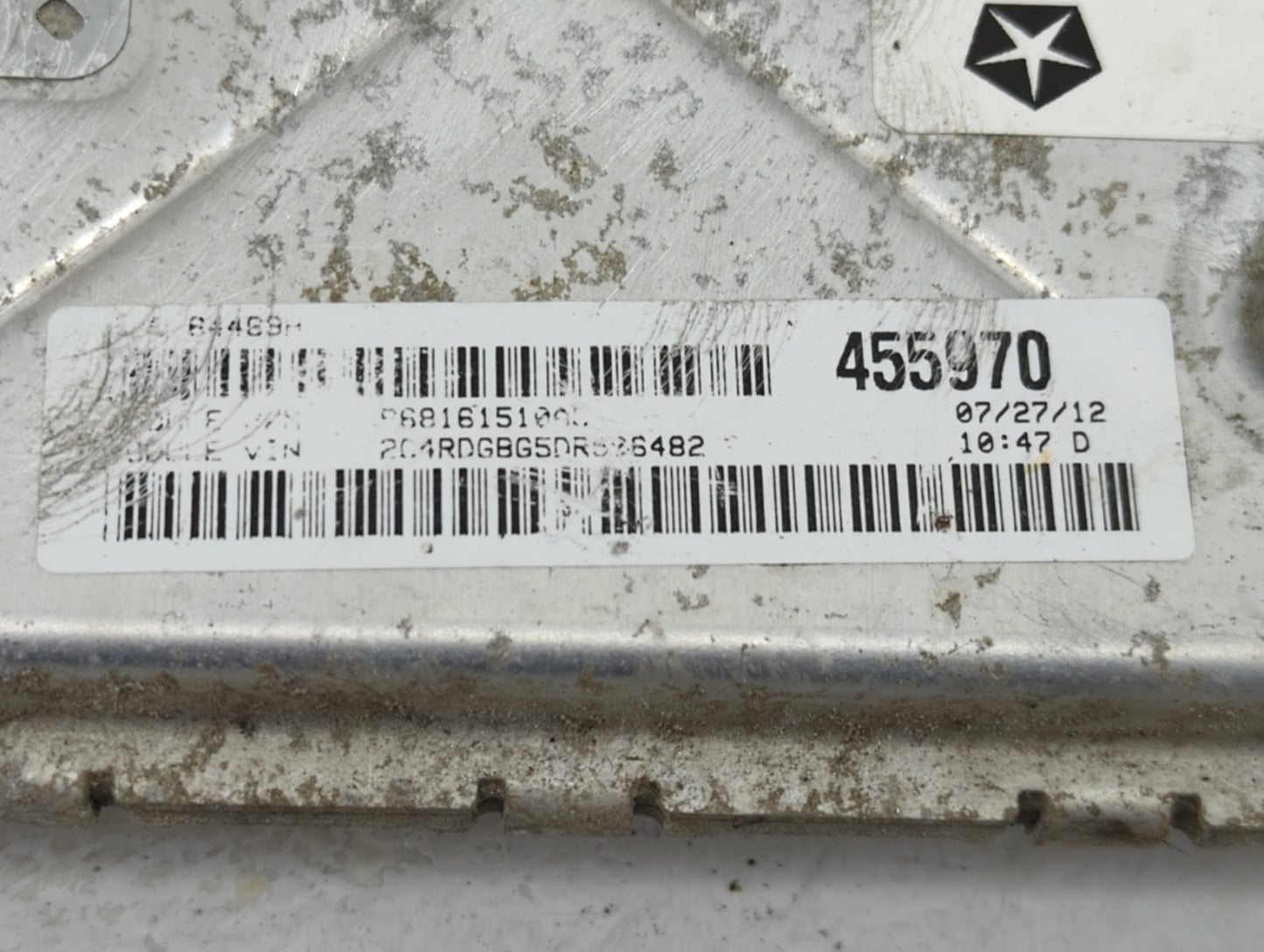2013 Dodge Caravan PCM Engine Control Computer ECU ECM PCU OEM P/N:05150724AC Fits OEM Used Auto Parts - Oemusedautoparts1.c