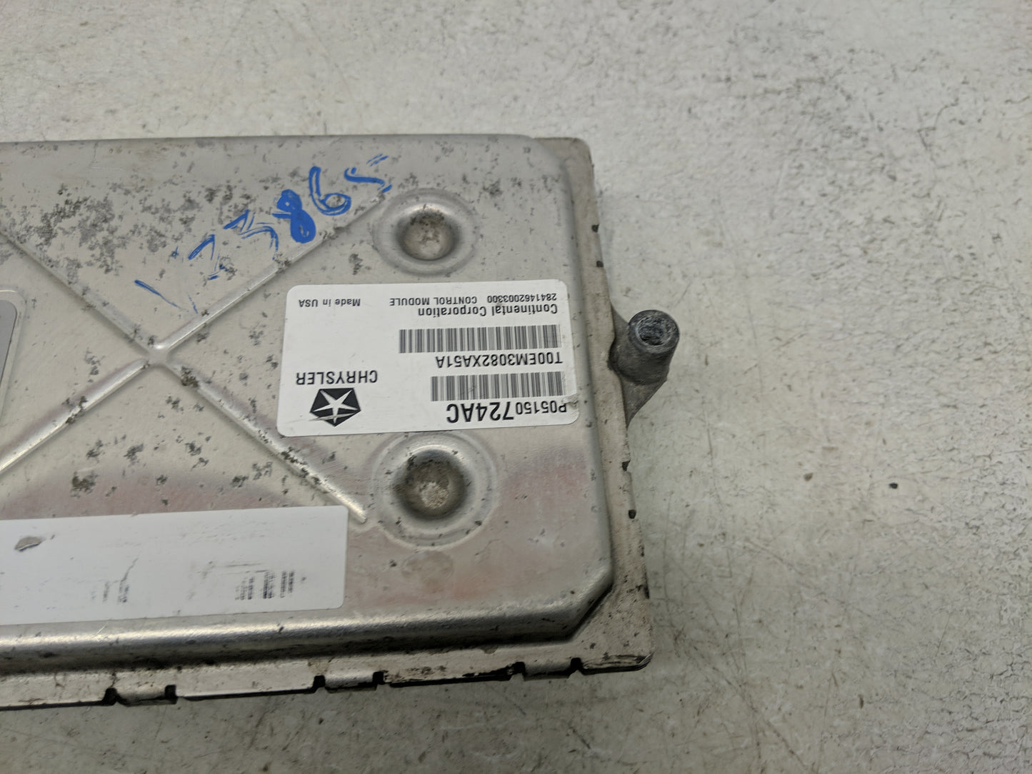2013 Dodge Caravan PCM Engine Control Computer ECU ECM PCU OEM P/N:05150724AC Fits OEM Used Auto Parts - Oemusedautoparts1.c
