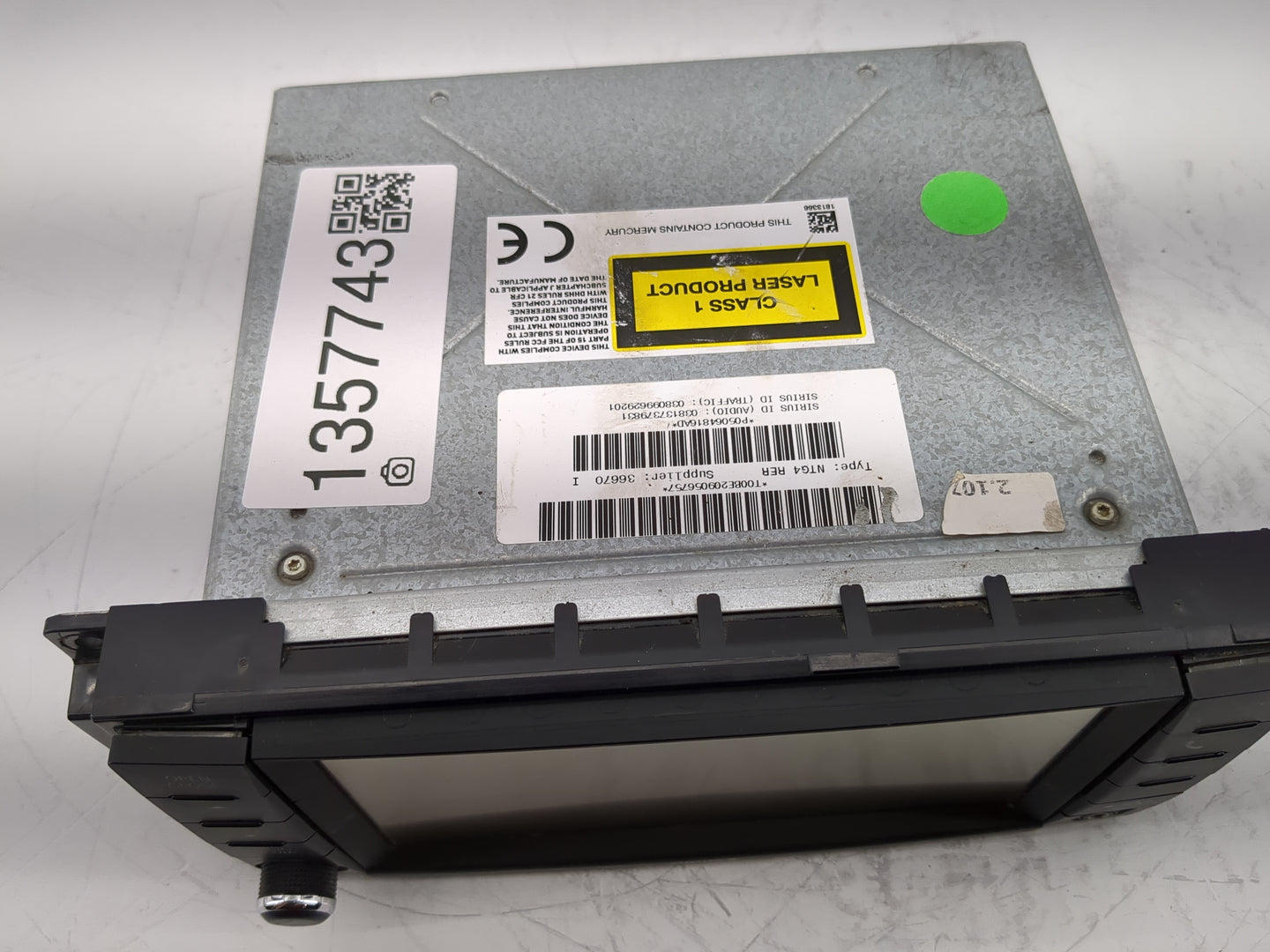 2013 Dodge Caravan Radio AM FM Cd Player Receiver Replacement P/N:P05064816AD Fits Fits 2014 2015 2016 OEM Used Auto Parts -
