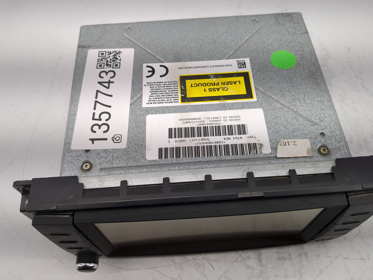 2013 Dodge Caravan Radio AM FM Cd Player Receiver Replacement P/N:P05064816AD Fits Fits 2014 2015 2016 OEM Used Auto Parts -