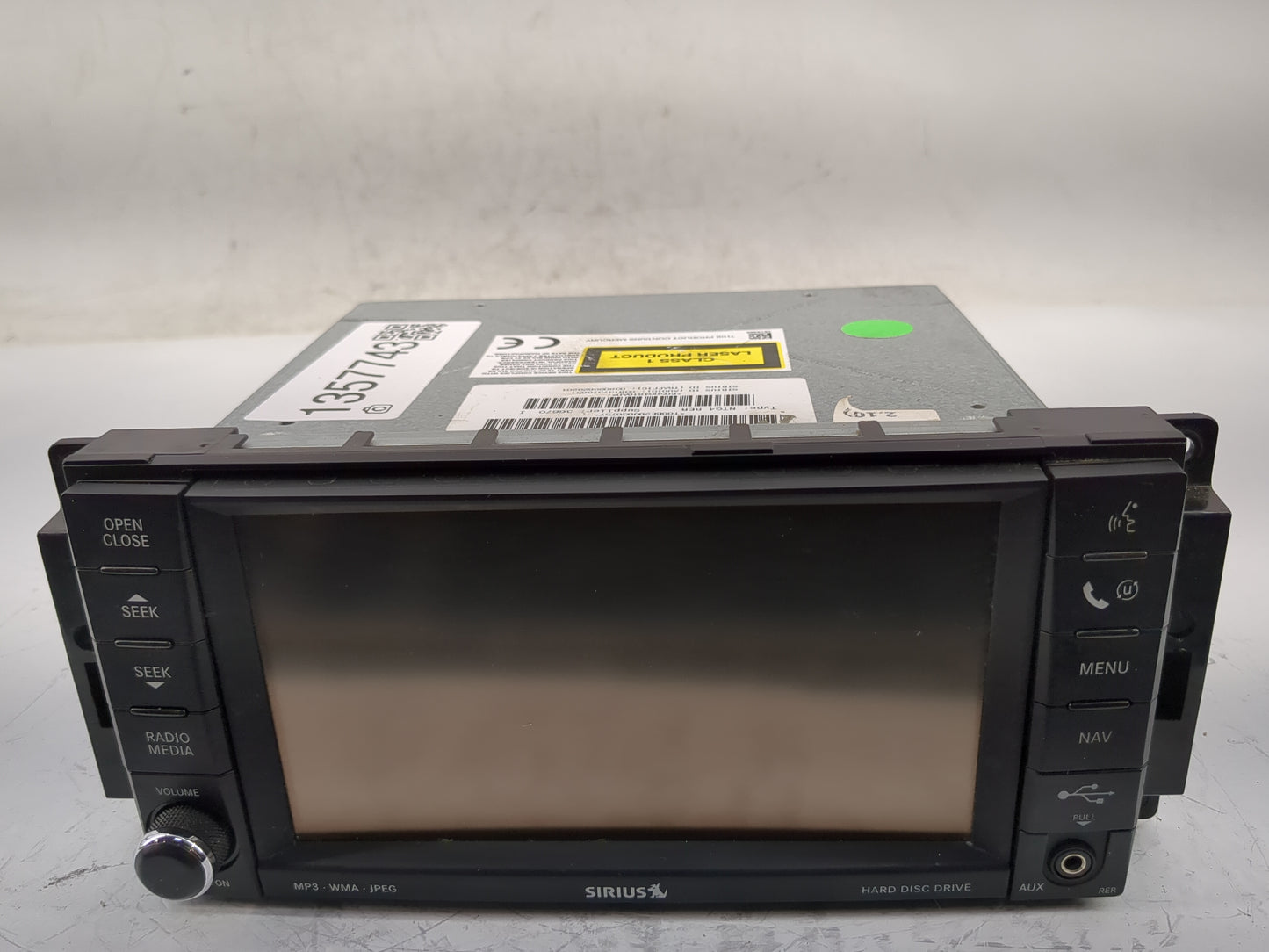 2013 Dodge Caravan Radio AM FM Cd Player Receiver Replacement P/N:P05064816AD Fits Fits 2014 2015 2016 OEM Used Auto Parts -