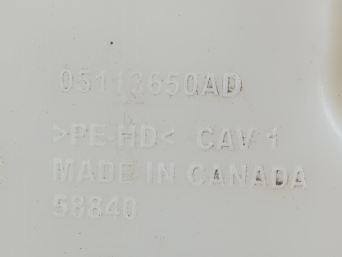 Dodge Caravan Windshield Washer Fluid Reservoir Bottle Oem - Oemusedautoparts1.com