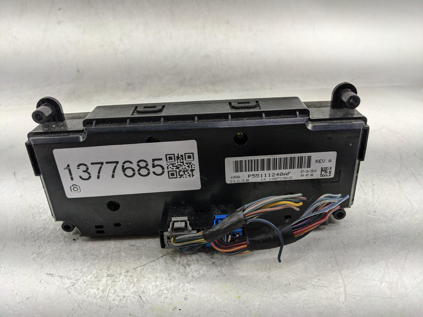 2013 Dodge Caravan Climate Control Module Temperature AC/Heater Replacement P/N:55111240AF Fits OEM Used Auto Parts - Oemuse