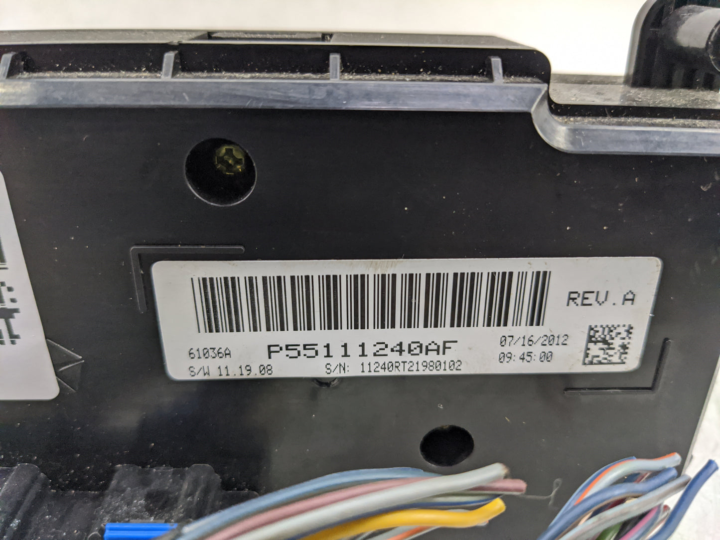 2013 Dodge Caravan Climate Control Module Temperature AC/Heater Replacement P/N:55111240AF Fits OEM Used Auto Parts - Oemuse