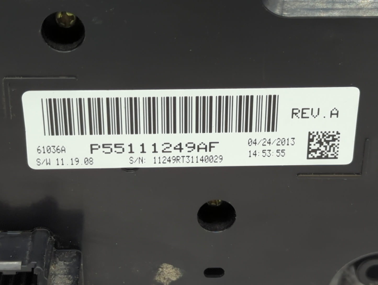 2013 Dodge Caravan Climate Control Module Temperature AC/Heater Replacement P/N:P55111249AF Fits OEM Used Auto Parts - Oemus