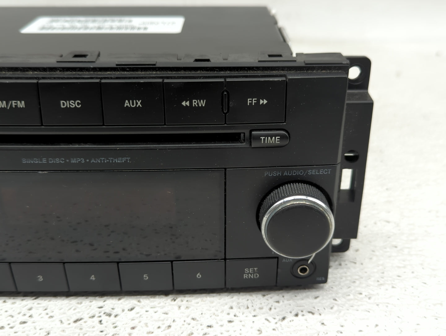 2013 Dodge Caravan Radio AM FM Cd Player Receiver Replacement P/N:P05091301AC Fits Fits 2012 2014 2015 2016 2017 2018 2019 2